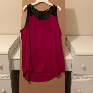 Fuchsia sleeveless top